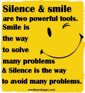 smile and silence