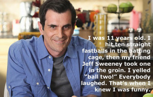 Phil Dunphy on being funny.