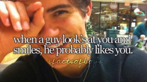 Or he’s laughing at your ugly