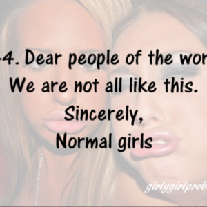Normal girls