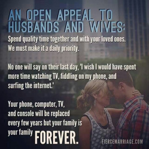 An open appeal to husbands and wives