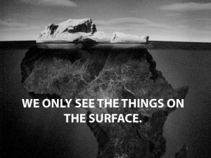 africa, beautiful, black and white, quote, rock, text, typography
