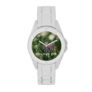 Inspirational Quote: Focus on Good Word Art Wristwatches