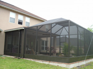 Screen Enclosure With Roof