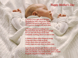 Happy Mother's Day HD Wallpapers and Images baby+quote