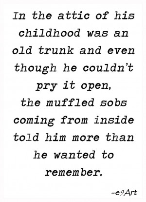 of his childhood' by e9Art (microfiction, memory, child abuse, dreams ...