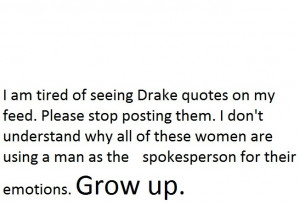Please stop posting Drake quotes.