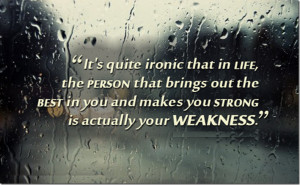 It’s Quite Ironic That In Life…
