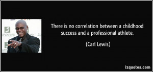 There is no correlation between a childhood success and a professional ...