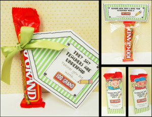 ... Teacher Homemade Gift Ideas :: Candy Sayings 