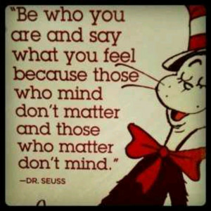 Dr. Seuss quote, Cat In The Hat quote
