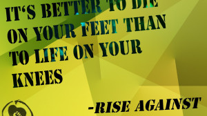 Rise Against - Awesome band image - APOTHECARY888