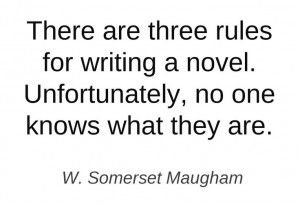 There are three rules for writing a novel… #writing #authors #quotes