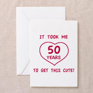 cafepress.com50th birthday gifts woman Greeting Card by tshirts_gifts