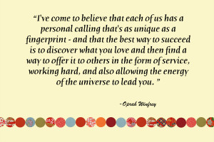 You know when you know, you know?