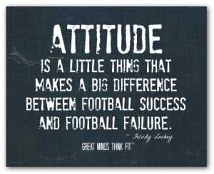 ... between football success and football failure.