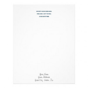 Family Quote - You don't choose your family. The … Letterhead
