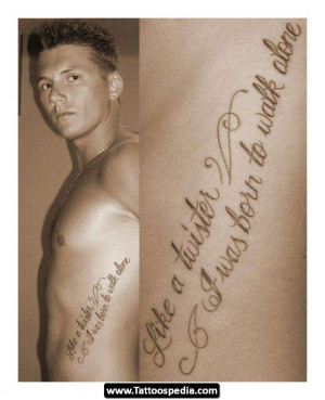 Tumblr Tattoo Quotes By tattoospedia.com