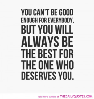 Good Enough For Everybody | The Daily Quotes