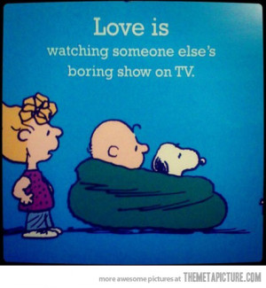 Funny photos funny Snoopy watching TV