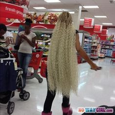 Ghetto Hairstyle In Target, That's Not Cute! - NoWayGirl