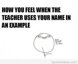 Funny teachers school quote 2016