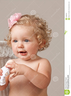 One Years Old Baby Girl