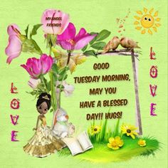 Good it's Tuesday More