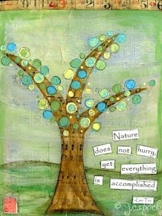 eco quotes nature art journal ribbon trees tree art art pearls quotes ...