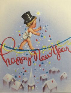happy new year card more happy fathers vintage cards happy 2014 years ...