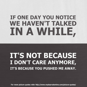 Love hurts quotes - If one day you notice