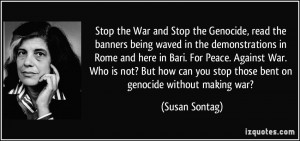 Stop the War and Stop the Genocide, read the banners being waved in ...