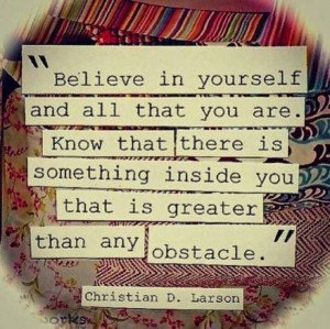 that is greater than any obstacle.