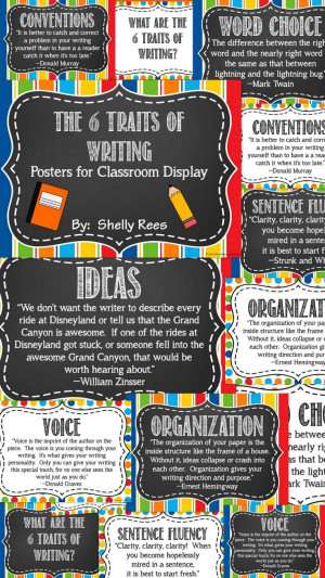 Six Traits of Writing is a staple in many teachers' approach to ...