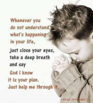 Trust in God's plan for you...Life Quotes, Prayer, God Plans, Remember ...