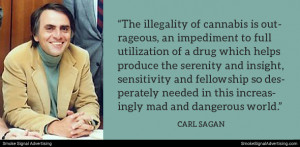 Carl Sagan Cannabis Quote