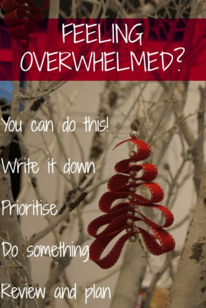 ... remove the horrible feeling over being overwhelmed by your to do list