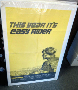 Vintage 1969 EASY RIDER Original Movie Poster Peter Fonda Dennis ...