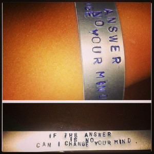 The Killers Quote Bracelet - Brandon Flowers / Ronnie Vannucci / Mark ...