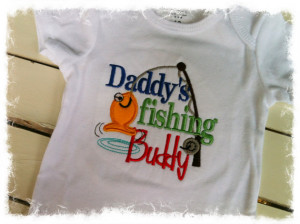 ... One Piece-Daddy's Fishing Buddy-Baby Boys Clothes-Baby Shower Gift