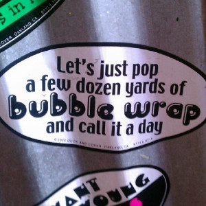Who doesn't love bubble wrap?? [Photo Credit: @okjohngo via Instagram ...