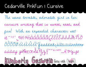 Back > Gallery For > Girly Handwriting Fonts