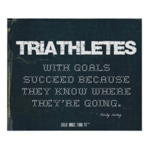 ... Goals Succeed in Denim > Motivational #triathlon poster with #quote
