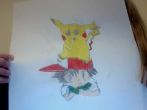 Pokémon Ash and Pikachu