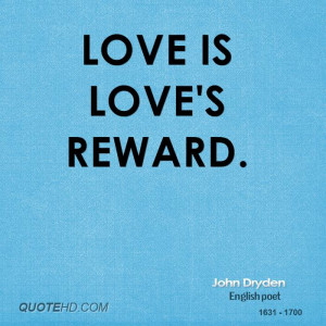 John Dryden Love Quotes