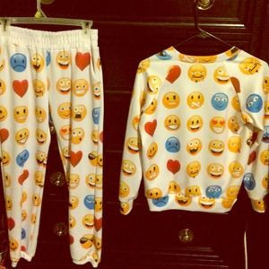 Fake Emoji Joggers