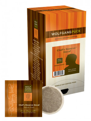 Wolfgang Puck Chef's Reserve Decaf Coffee Pods