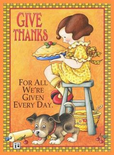 Thanksgiving Quote | Give Thanks | For more #vintage #thanksgiving # ...