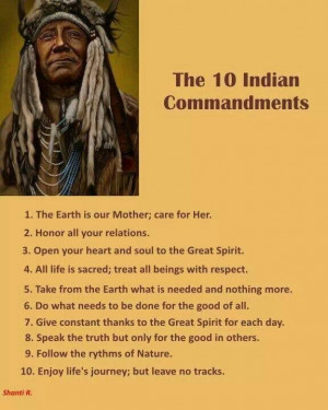 The 10 Indian Commandments