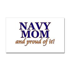 Navy Mom & proud of it! Rectangle Sticker for